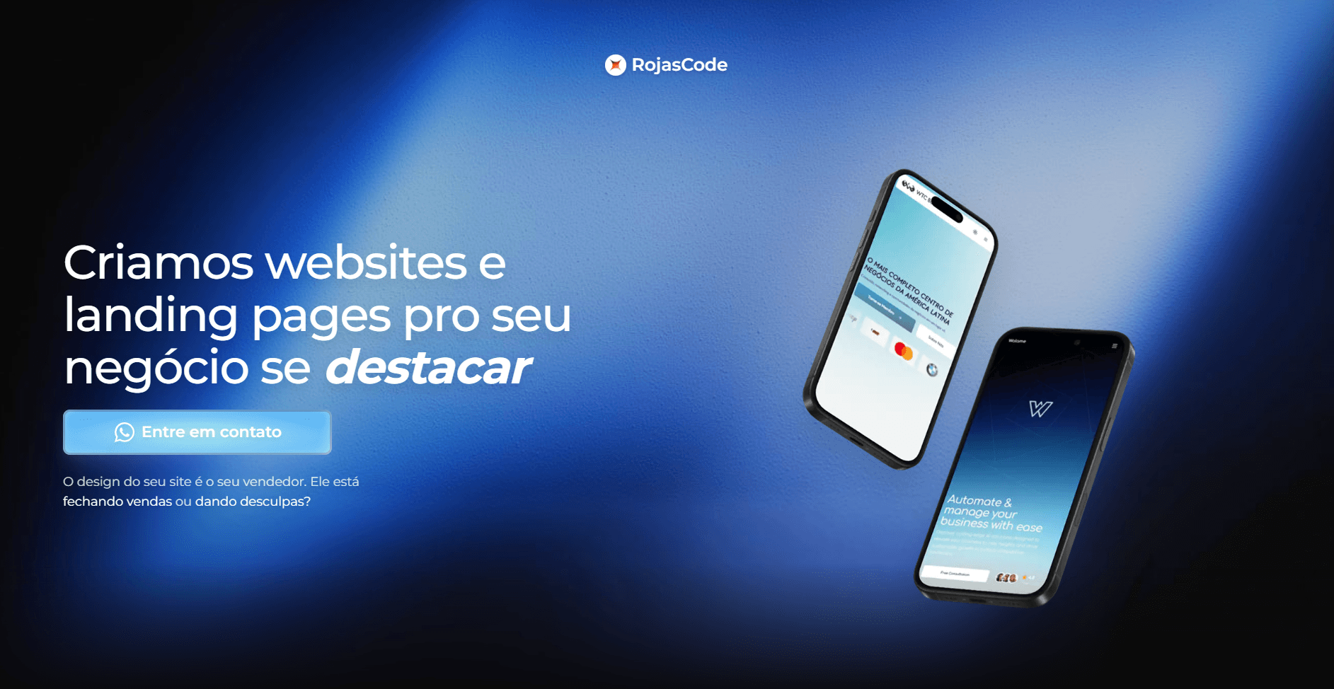Rojascode Landing Page (IN DEVELOPMENT)